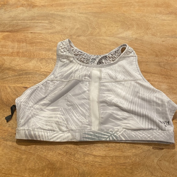 Peloton x WITH Palm Leaves high neck mesh back sports bra - “XL” - Picture 3 of 6